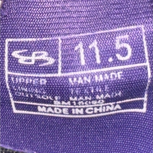 Boombah Women’s Purple Black Softball Baseball Molded Cleat BM15060 Size 11.5 - Picture 6 of 6